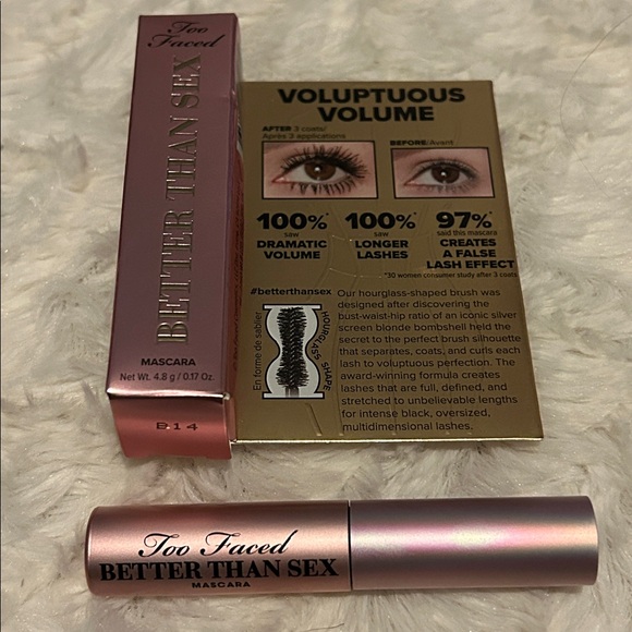 Too Faced Better Than Sex Volumizing & Lengthening Mascara - Mini - Picture 8 of 8
